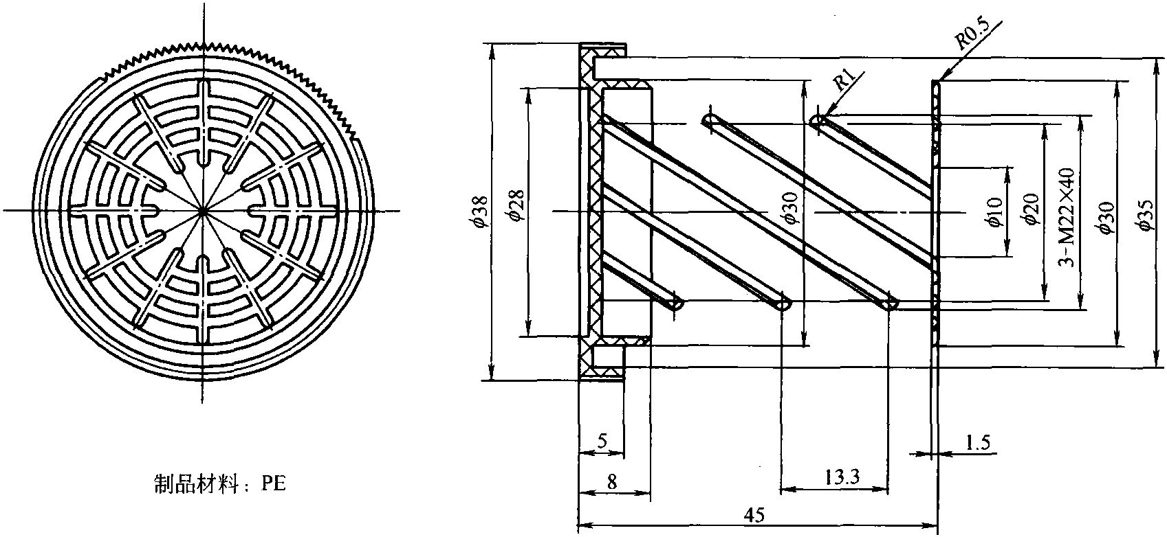 注塑瓶盖乐鱼平台-乐鱼(中国)一站式服务平台
结构图